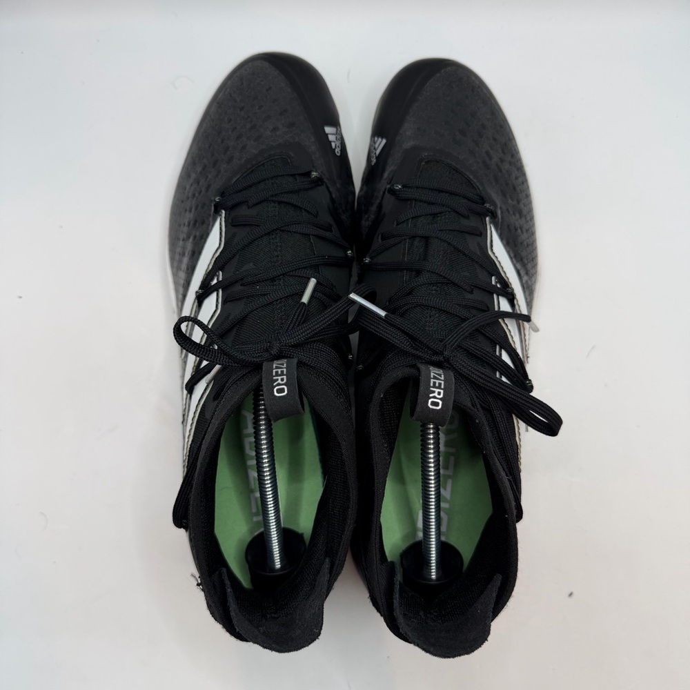 Adidas Adizero Afterburner 8 Wave Turf Shoes Mens Size 13 Black White - Picture 5 of 8